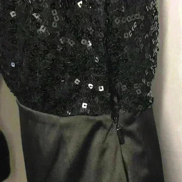 BCBG Generation Sequin and Satin Mini Dress. - Picture 5 of 7